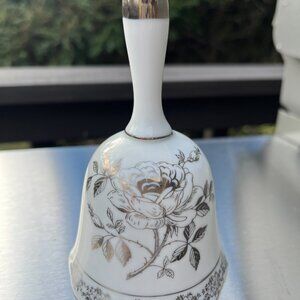 Vintage 1985 Norcrest 25th Anniversary Porcelain Bell